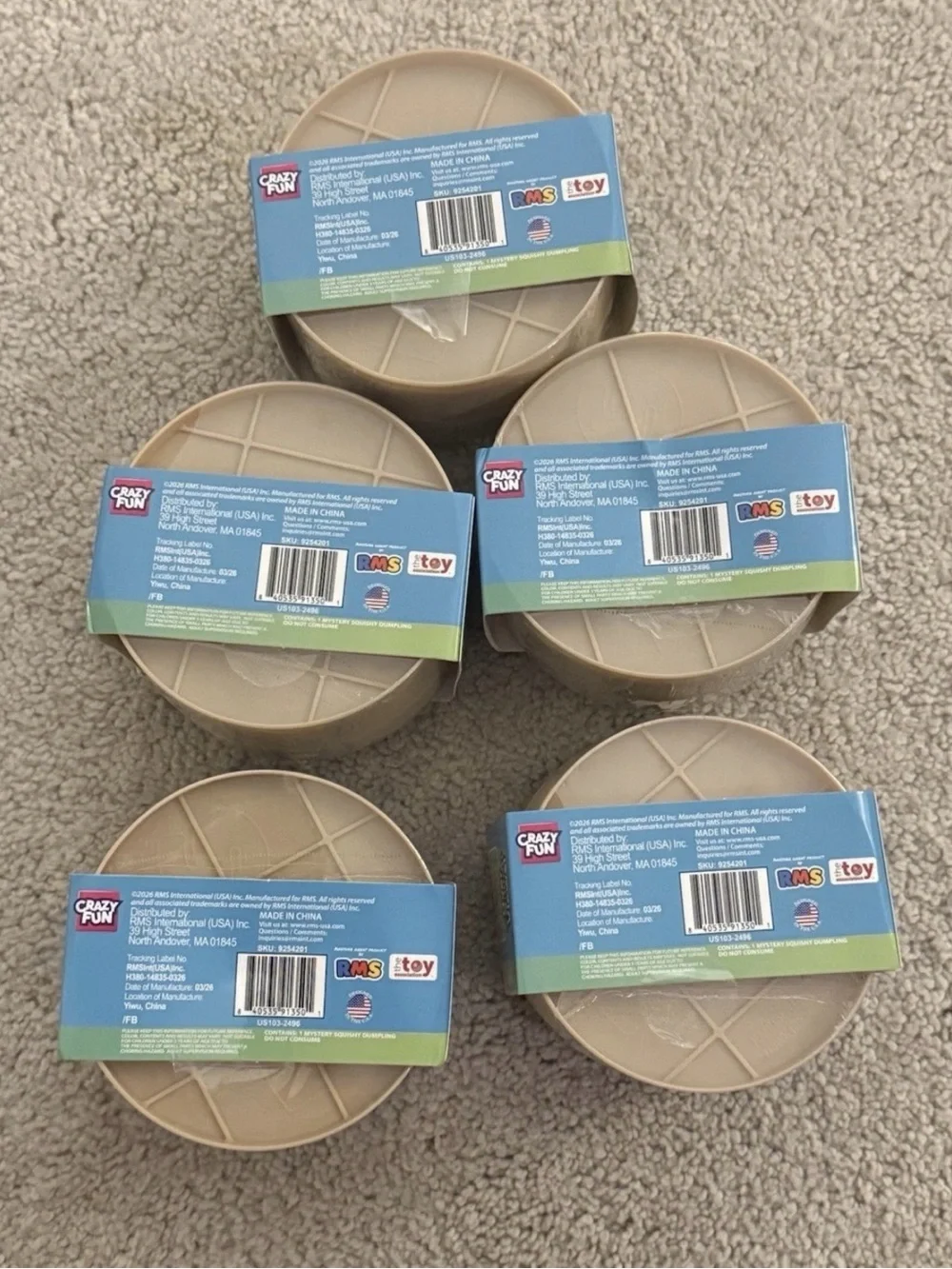 Mystery Dumpling Green Holographic Edition Apple Scented Lot Of 5